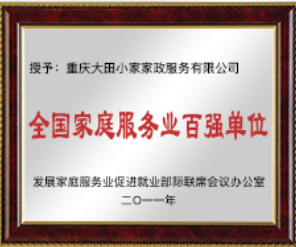 全国家庭服务器百强单位